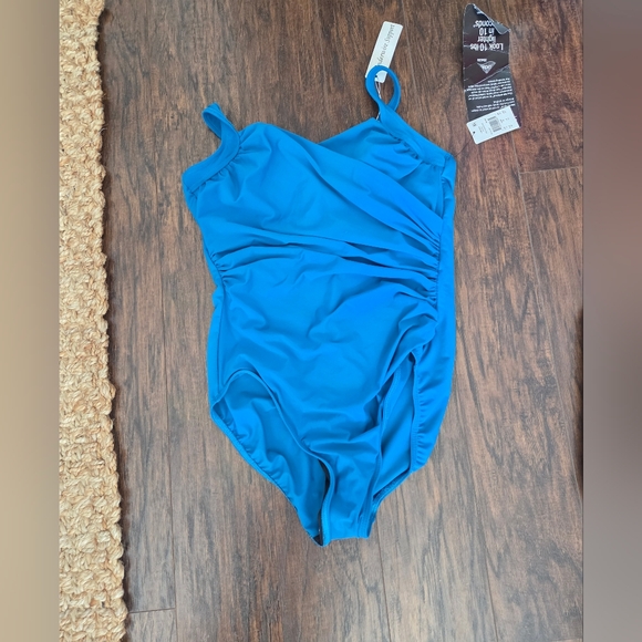 Speedo Kids Blue Swimsuit - Picture 1 of 6